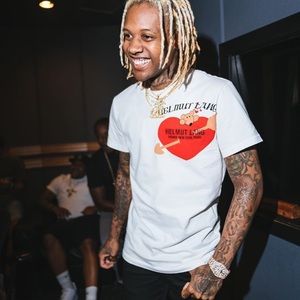 Helmut Lang Heart Print T-Shirt